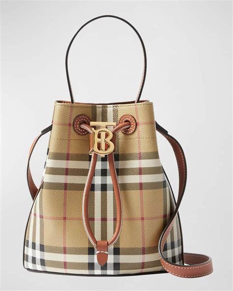 burberry ll bucket ohs beige|Burberry Check Bucket Bag in Metallic .